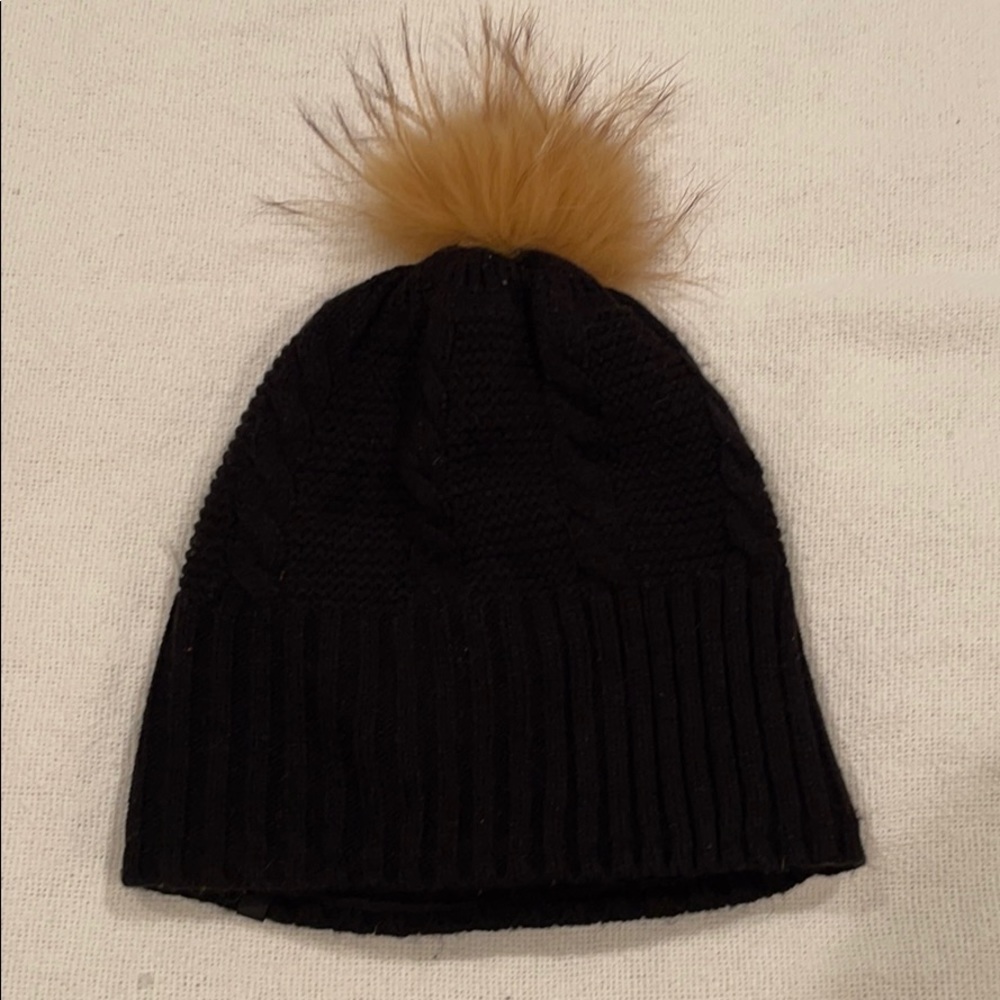Black Beanie Hat - image 2